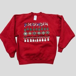 vintage 1995 christmas crewneck